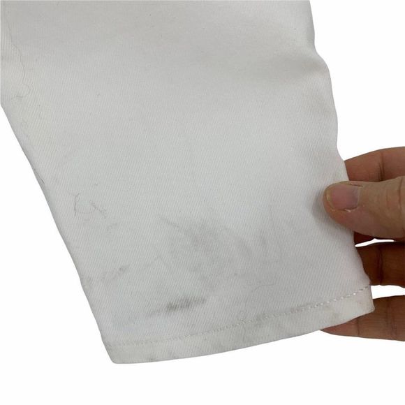 Women's Old Navy Jeans 9738 Sz 6 White Denim Super - Picture 8 of 10